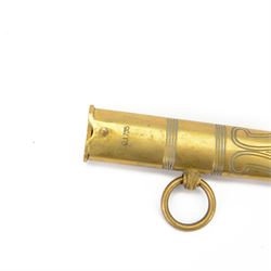 WWII German Kriegsmarine naval officers sword, the 79cm single edged blade marked Carl Eickhorn Solingen, brass hilt with anchor to folding guard, lion mask pommel, wirebound cream plastic ivorine grip, with leather scabbard with brass-mounted and single suspension ring, sword and scabbard marked 0.1735, overall L96cm  