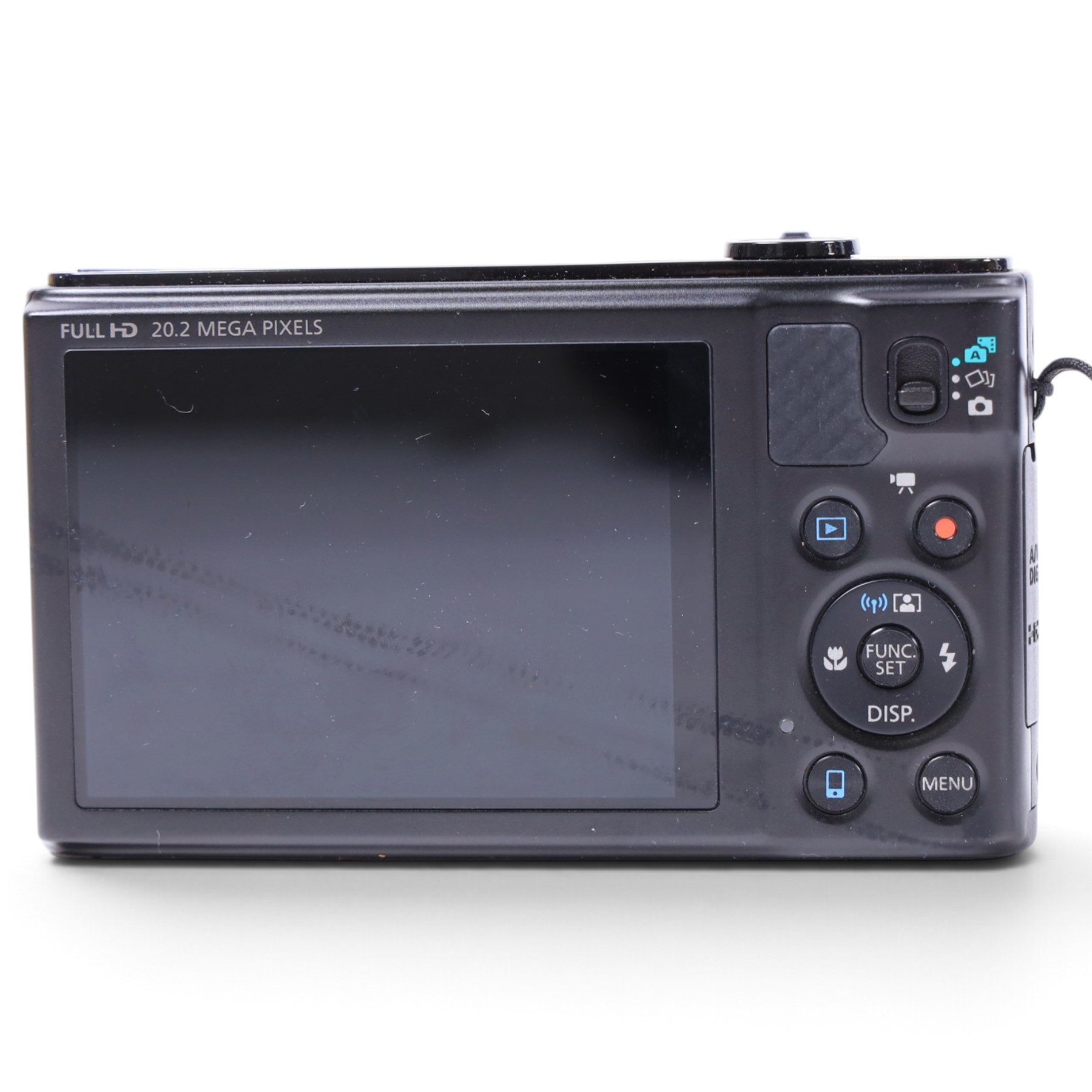 Canon Power Shot SX610 HS compact digital camera, with Canon zoom lens 18xIS 4.5-81.0mm 1:3.8-6.9, serial no. 023050006665, with box, charger and instructions