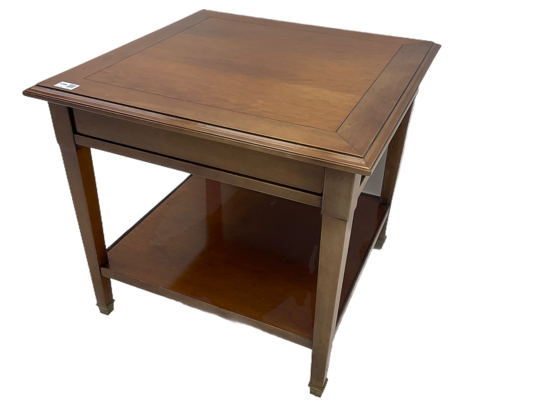 Grange Furniture cherry wood square lamp table