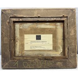 Margaret Thomson Wilson (Scottish 1864-1912): The Forum - Rome, oil on board signed, labelled verso 17cm x 24cm