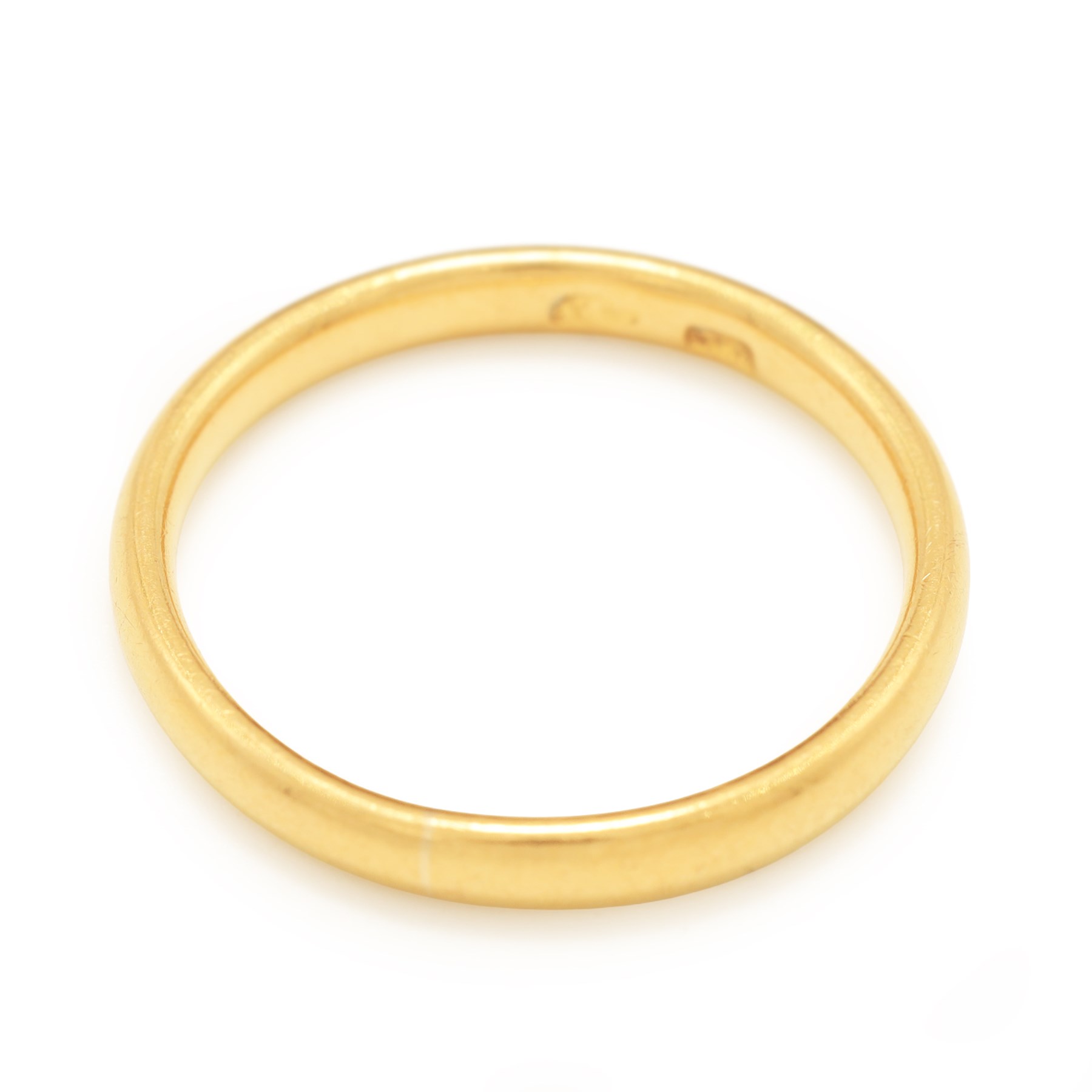 22ct gold old wedding band