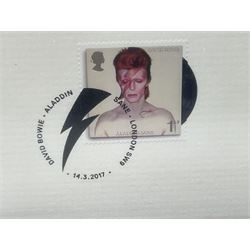 David Bowie limited edition stamp collection
