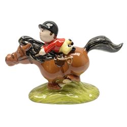 Beswick Norman Thelwell Pony Express figure, L16cm
