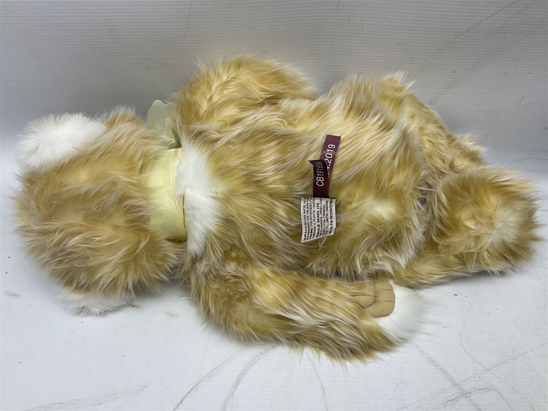 Charlie Bears - limited edition Plumo Collection 'Anke' CB191959A, limited to 3000; 'Cheese Whizz' CB202040C; and 'Cotton Candy' CB202040A; all with labels (3)