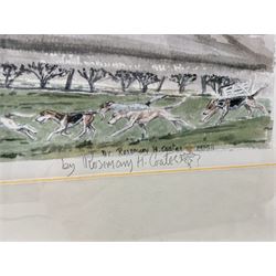 Rosemary H Coates (British Contemporary): 'The Middleton Hunt', limited edition print signed dated 2002 and numbered 35/150, 41cm x 59cm; John R Morris (20th century): Peregrine Falcon, artist's proof print signed and numbered 9/10 pub. 1990, 39cm x 42cm (2)