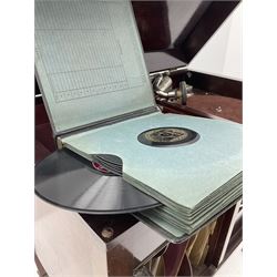 Gilbert gramophone in mahogany cabinet