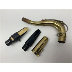 Czechoslovakian Corton tenor saxophone, probably 1970s/80s, serial no.132621; in fitted carrying case with crook and two mouthpieces