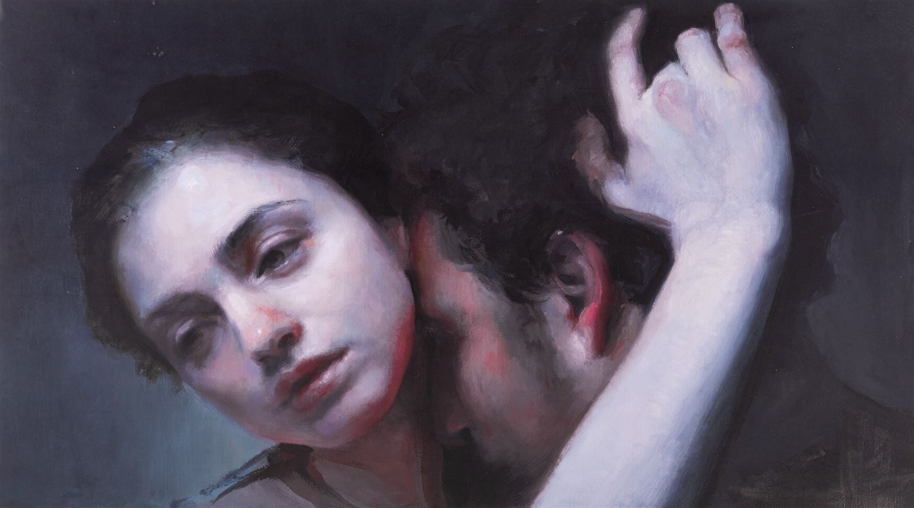 Maria Kreyn (American 1987-): 'Alone Together', limited edition print signed and numbered 314/500 in pencil, 28cm x 50cm