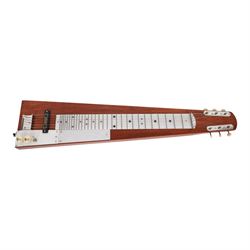 Early 1960s lap steel electric guitar with mahogany body and Plato pick-up, L81.5cm