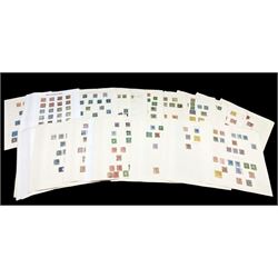 Australia New South Wales stamps, including 1850-4 various imperf issues, 1854-6 including five pence, six pence, one shilling etc, 1856-60 registered letter stamps, 1861-88 five shillings etc, housed on pages