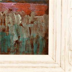 Paul Elie Gernez (French 1888-1948): Church and Village in French Landscape, oil on panel signed faintly lower right 19cm x 31cm
Provenance: private collection purchased Leighton Fine Art, Marlow, Bucks
