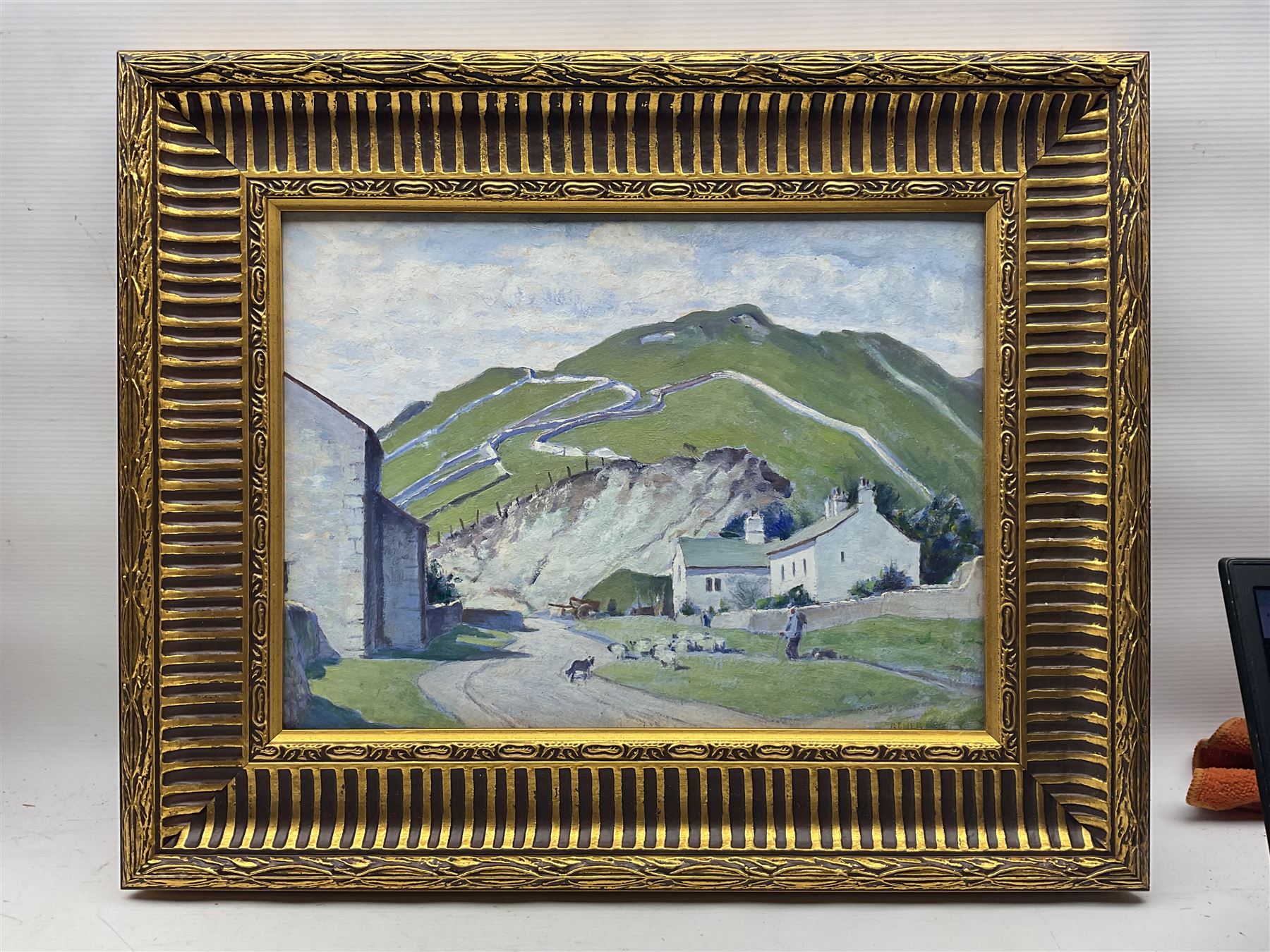 John Smith Atherton (British 1877-1943): 'A Corner of Starbottom', oil on board signed, titled on label verso 29cm x 39cm 