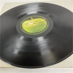 The Beatles White album vinyl record, with side opening gatefold sleeve, Apple Records, Stereo, SLPEA-1007 and 1008, YEX 710, 711 and 712