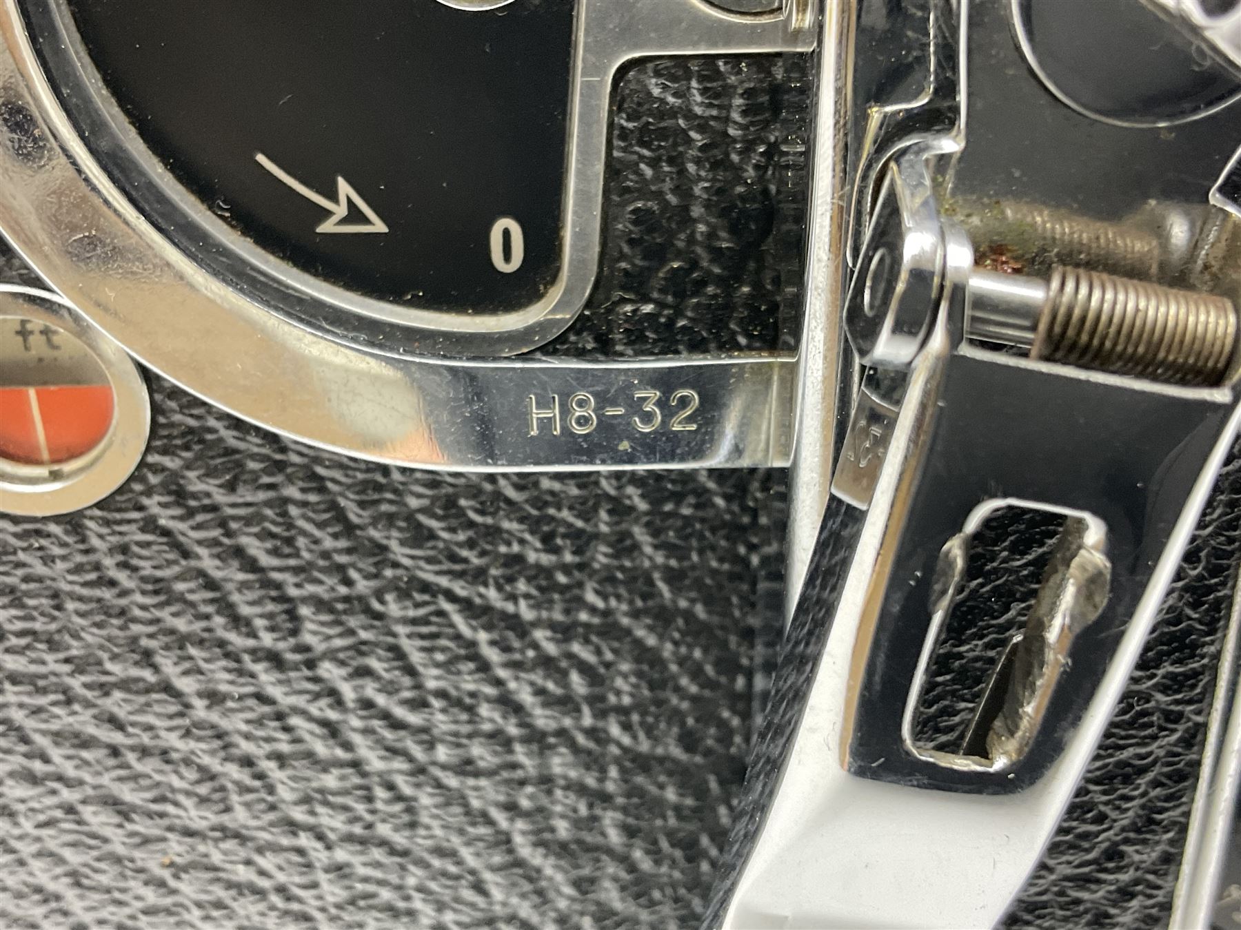 Paillard Bolex H8 RX4 cine camera body with turret for interchangeable lenses, serial no. 216071, with 'Macro Switar H8RX f1.4 36mm' lens, serial no.863406, 'Macro Switar H8RX f1.3 12.5mm' lens, serial no. 865770, 'Switar H8RX f1.6 5.5mm' lens, serial no. 937691 and RX fader, in fitted leather case