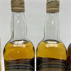 Ten bottles of blended Scotch whisky, including Macleod's Isle of Skye, Dalmeny De Luxe, Arden House, etc, various contents and proofs (10)