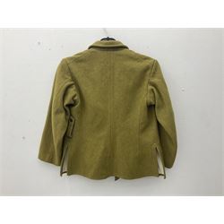 Japanese Type 38 winter tunic, the lining stamped with various Japanese character marks