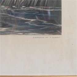 John Frederick Herring Senior (British 1795-1865): 'Fox Hunting - The Meet, The Find, The Run, The Kill',  set of four elephant folio aquatints by J. Harris, from Fores's National Sports, housed in ornate carved frames, aquatints 63cm x 114cm, overall size 88cm x 140cm (4)