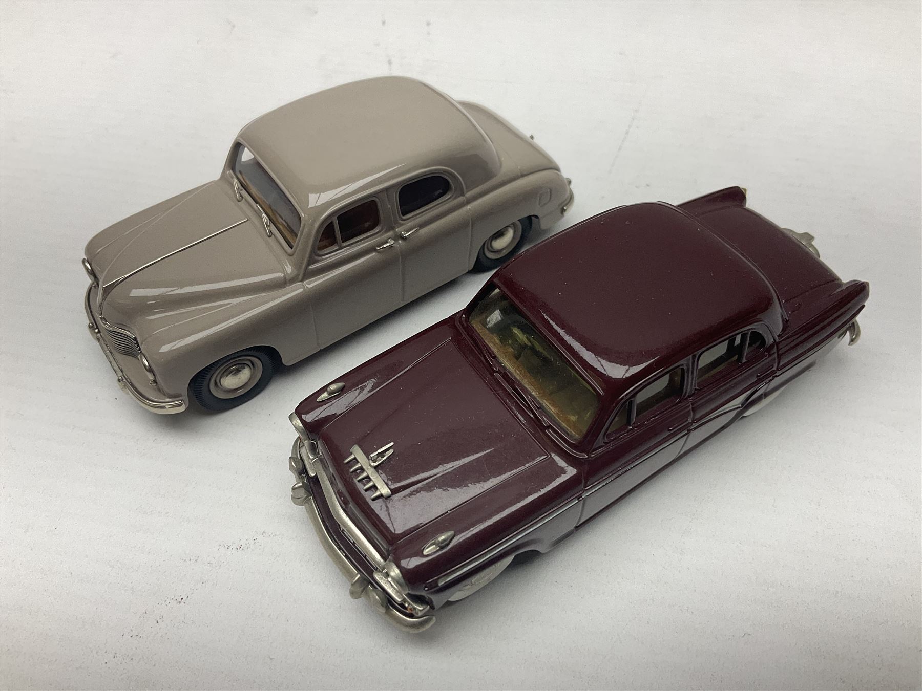 Eight Lansdowne Models 1:43 scale models - 1963 Singer Gazelle, 1958 Hillman Jubilee Minx, 1956 Austin A90, 1952 Singer SM 1500, 1957 Hillman Minx Series 1 Estate, 1958 Austin A105, 1936 Riley Adelphi; and 1968 Vauxhall Victor FD Estate; all unboxed (8)