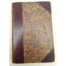  Sir Walter Scott, The Waverley Novels in twenty-two volumes, half tan calf with marbled boards and gilt spines, pub. Adam & Charles Black, Edinburgh 1879 (25)  
