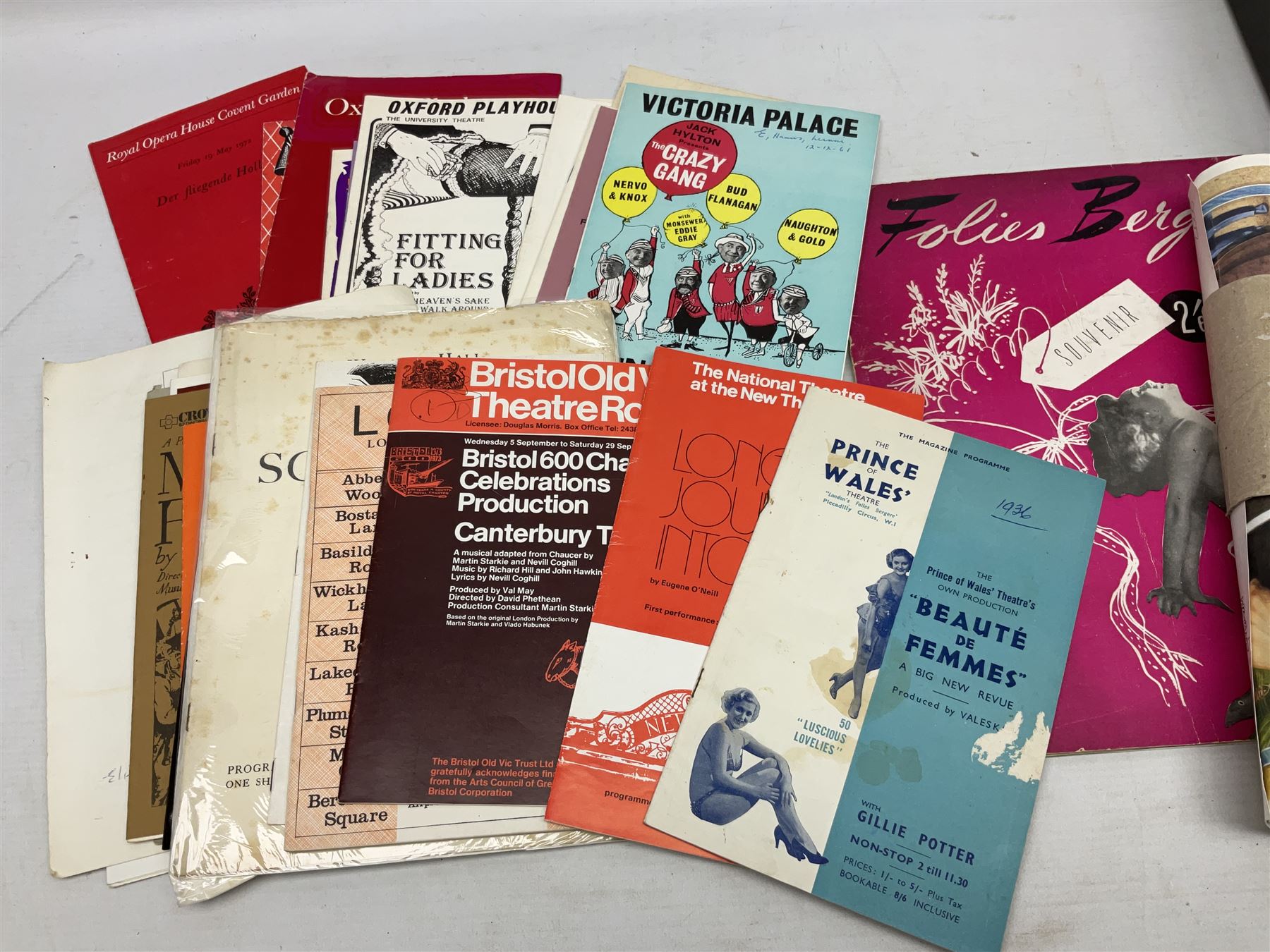 Miscellaneous ephemera including large quantity of theatre programmes c1936-2000s, some bearing signatures; 1930s/40s sheet music; film magazines including Screenland 1928, Theatre Arts 1950s, Film Review 1980s/90s etc