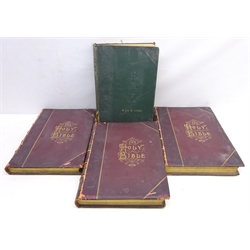  The New Illustrated Bible, Rev. Donald Macleod, with engravings in 3 vols. Harmsworth's Atlas of the World and Pictorial Gazatteer with an Atlas of the Great War (4)  