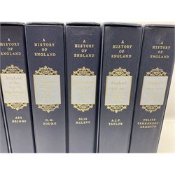 Folio Society; A History of England series, 12 vols by various authors, including: G. M. Trevelyan; G. R. Elton; Asa Briggs; and others, all in their original slipcases