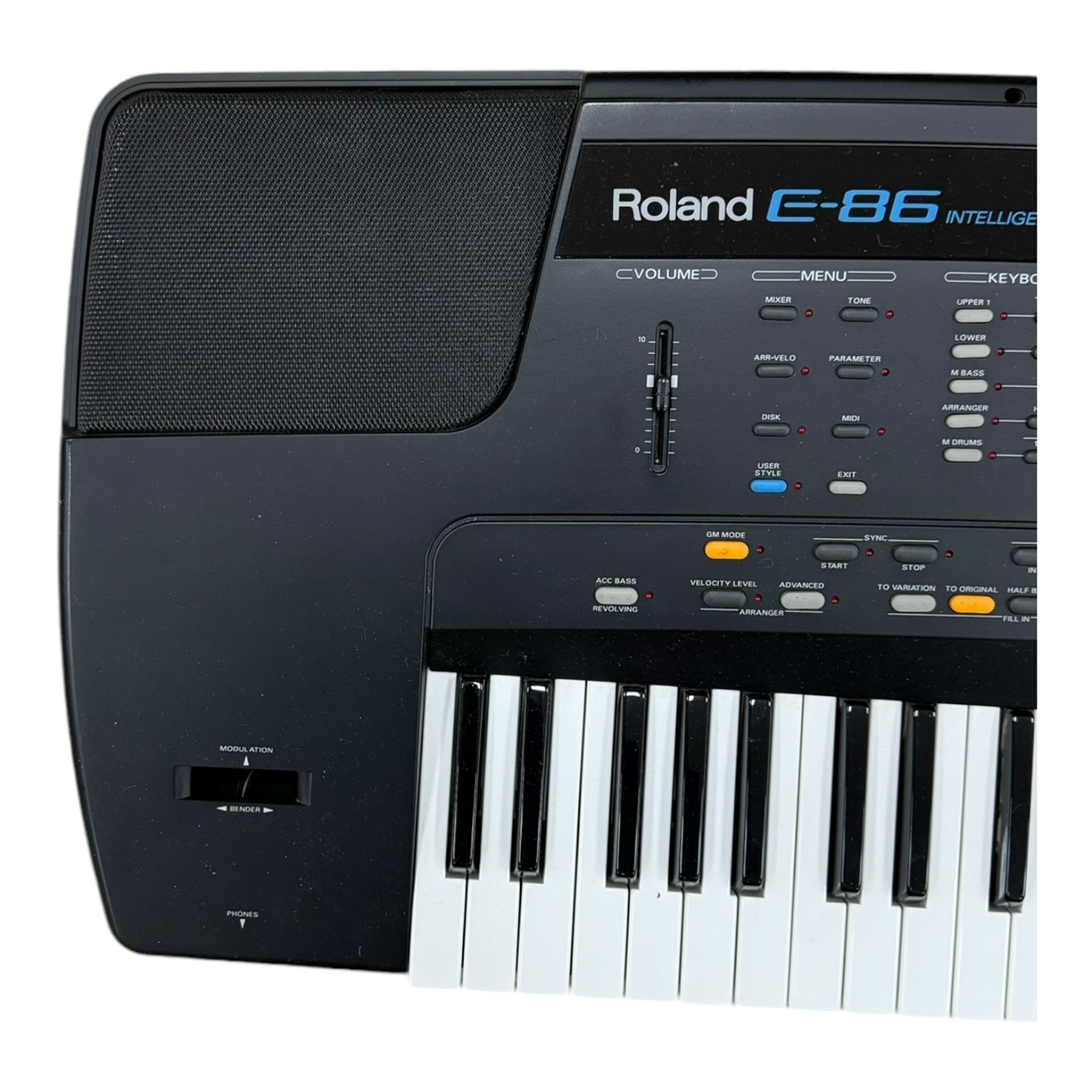 Roland E-86 'Intelligent synthesizer', W116cm