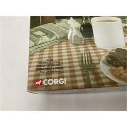 Corgi - six Cafe Connection boxed sets to include CC10501 ERF K. Platform Lorry - Richard Read (Transport) Ltd. Coronation Cafe; CC10801 Foden S21 Tipper with Gravel Load - Moreton C Cullimore & Son Ltd. The Towers; CC11603 Albion Reiver Sheeted Platform Lorry - W.H. Malcolm Ltd. Jungle Cafe; with three further examples, all boxed (6)