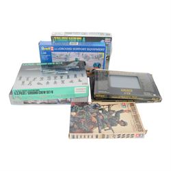 Collection of modelling kits and accessories, including four Eduard Perforated Steel Plate...