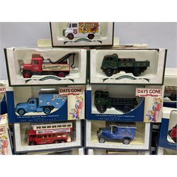 Collection of Days Gone/ Lledo die-cast models including eighteen The Bygone Days of Road Transport, twenty-three Days Gone and twenty-one Hamleys, all boxed (62)
