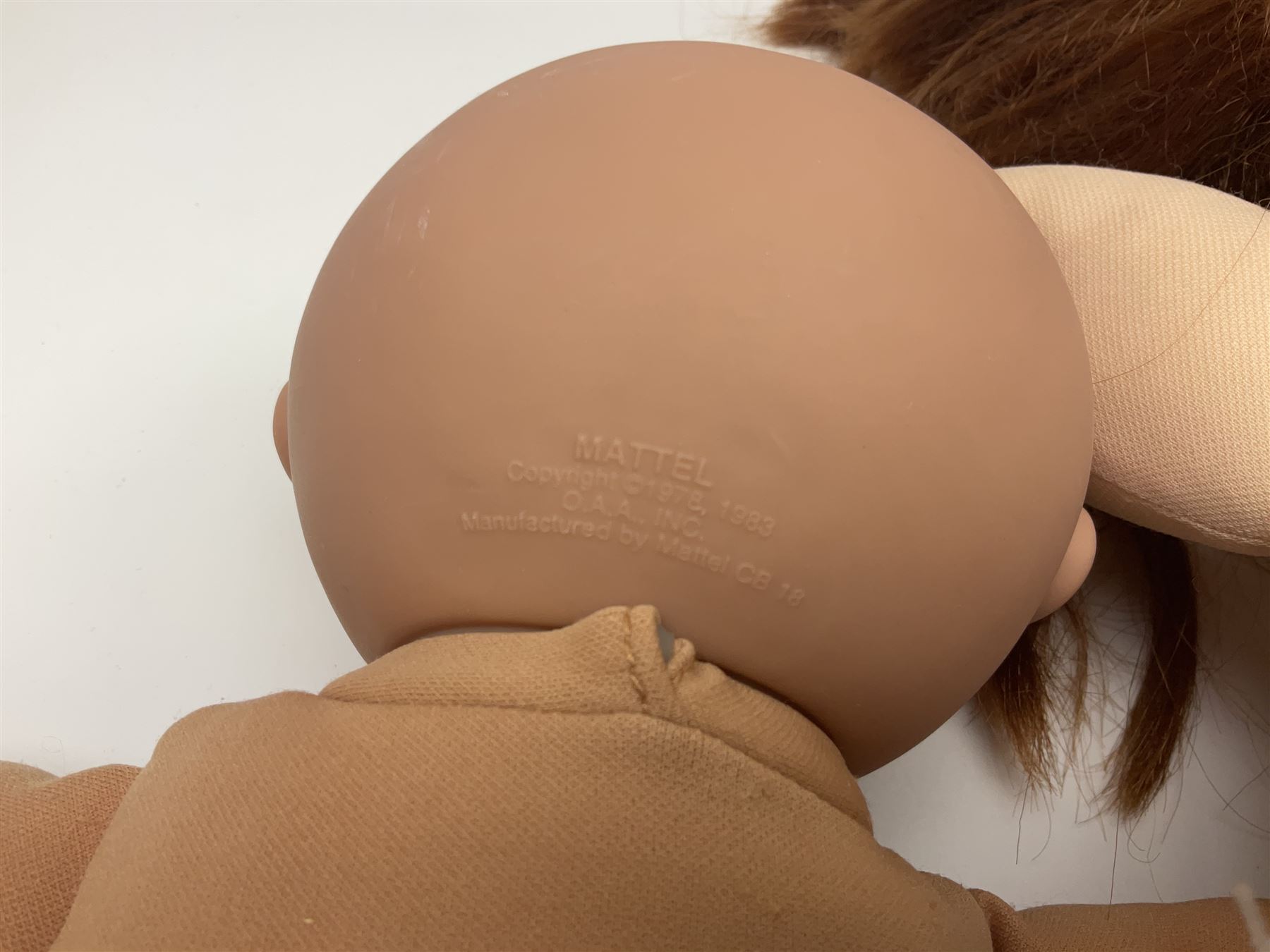 Plush covered soft toy of a swimming duck with squeeze type musical action L17cm; and collection of ten Cabbage Patch type dolls by various makers including Mattel, Hasbro, Appalachian Artworks, Migliorati etc