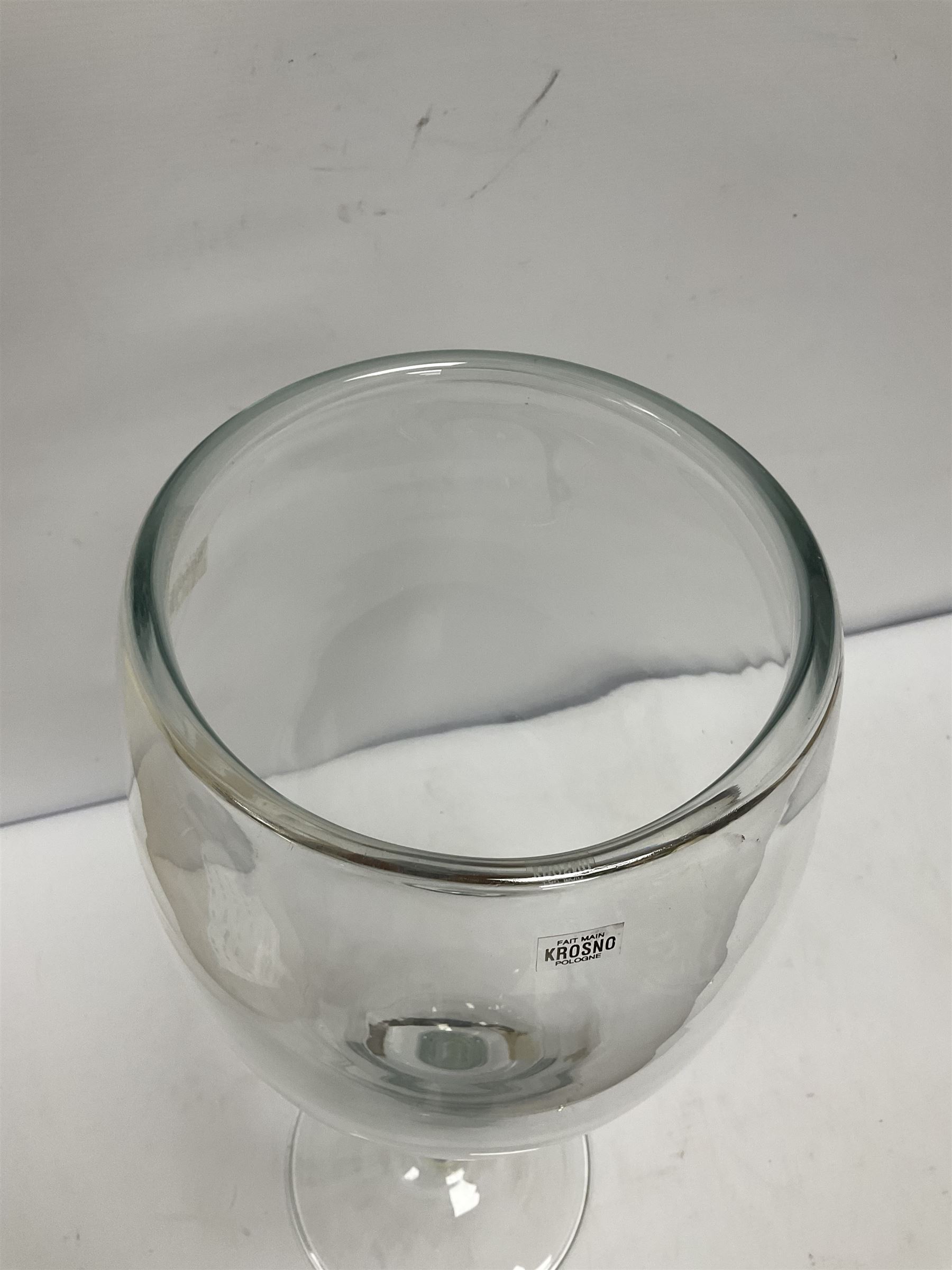 Large novelty wine glass, H60cm