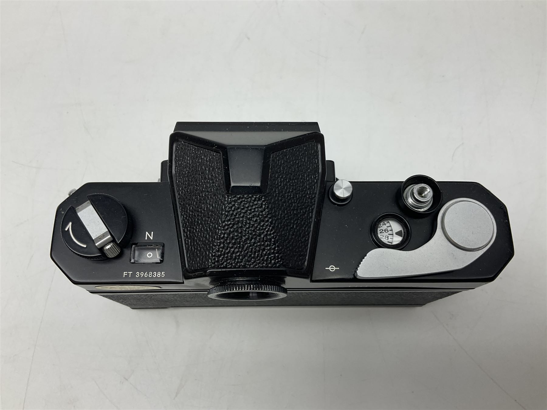 Nikkormat FT2 camera body, serial no. 5066813, in original packaging, together with Nikkormat EL camera body, serial no. 5577358, with Nikon Nikkor 50mm 1:1.8' lens no. 2143575, Nikkormat FT, serial no. 3968385, and Nikomat FT camera body, serial no. 4015491