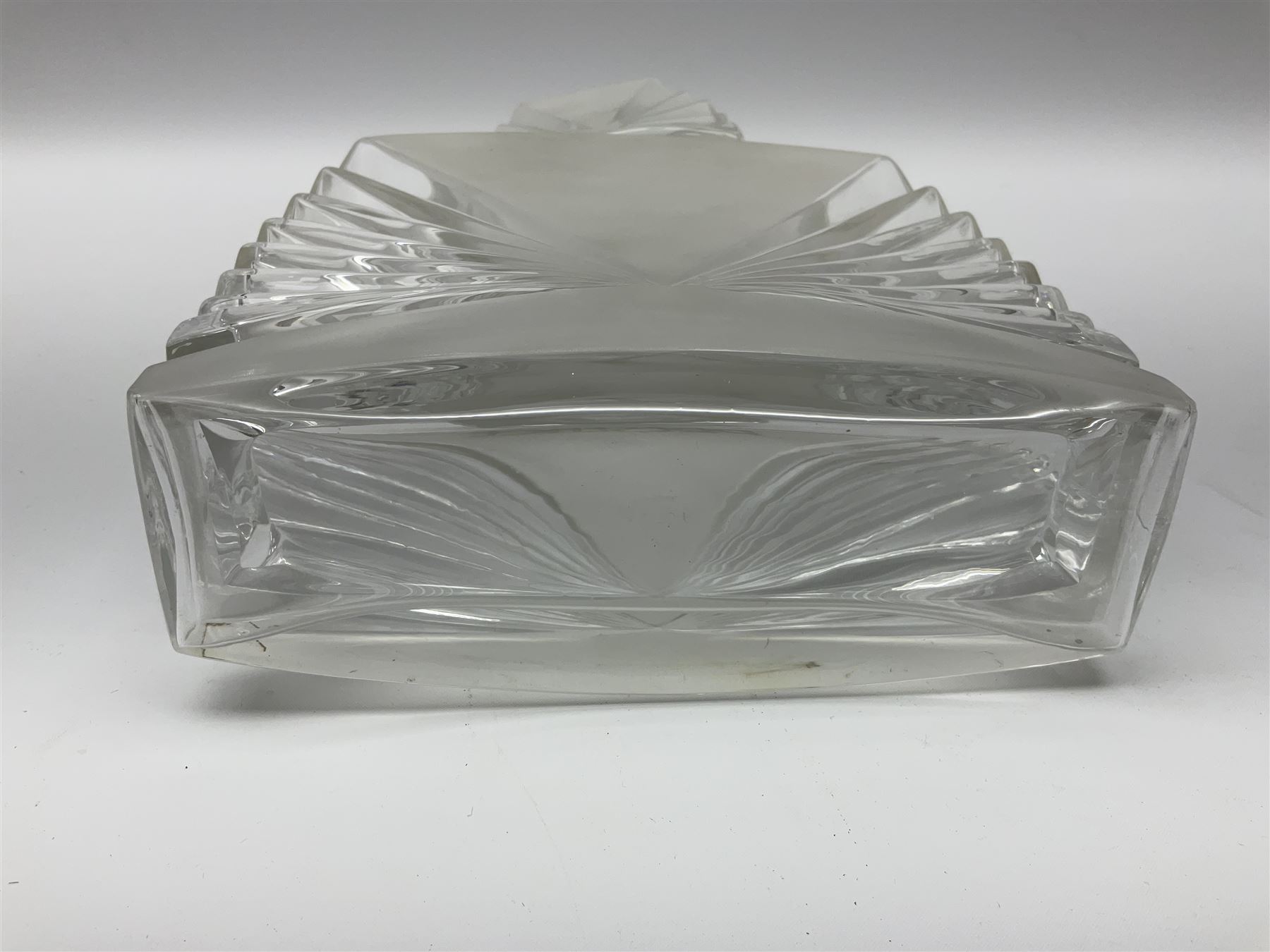 'Presence' by Paul Parquet Art Deco style large display glass perfume bottle factice with stopper, H28cm