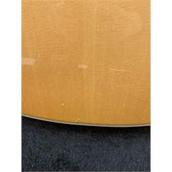  Yamaha model LLX6A acoustic/electric guitar with rosewood back and sides and spruce top, fitted with Yamaha tuner, serial no. QPH150011, L104cm, in hard carrying case. From the collection of the late John Burgess of Beverley who played in the bands Penjants, Wine, Strollers, Revox, Sound Foundation, Pickle Belly Alley, Ragamuffins and Jerryattricks.