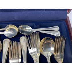 Viners 'The Parish Collection' 58 piece canteen of silver-plated cutlery in wood case