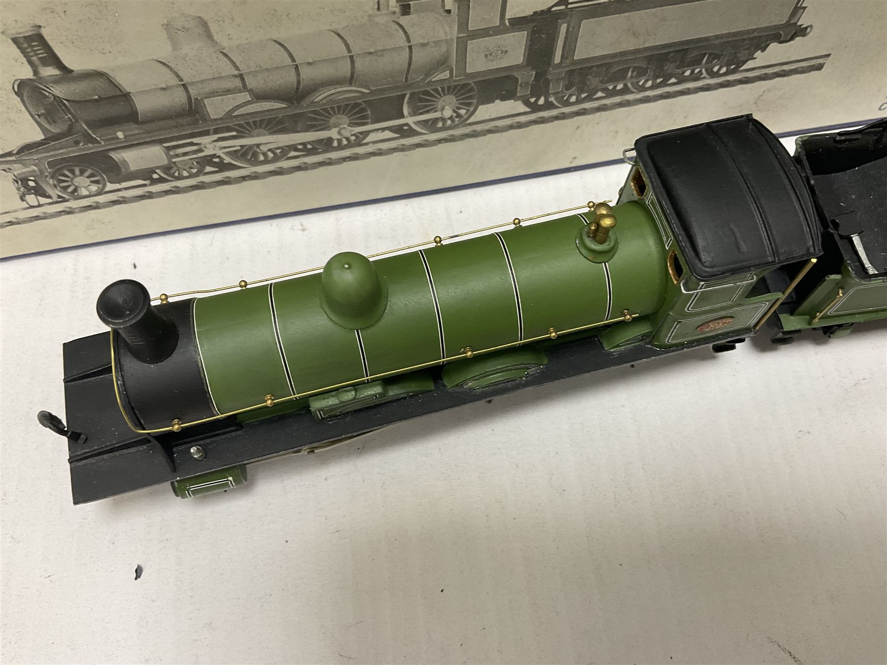 DJH Models - two kit built ‘00’ gauge models comprising K8 CR LMS BR Class 439 0-4-4T no.15189 locomotive in crimson and HR/LMS Jones Goods 4-6-0 no.103 locomotive and tender in HR green; in original boxes 