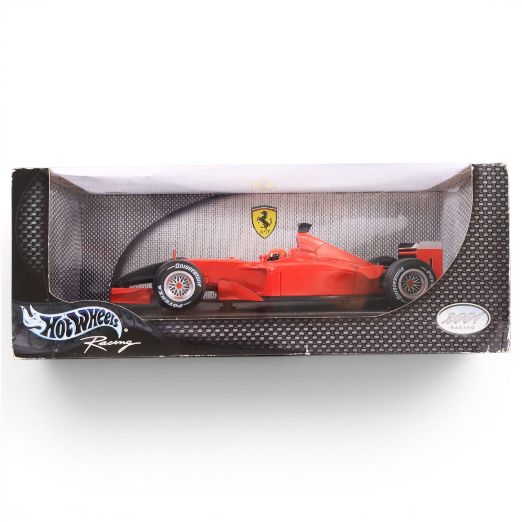 Limited edition Hot Wheels Michael Schumacher Collection Ferrari F2001 Black Nose, no. 95/750, boxed
