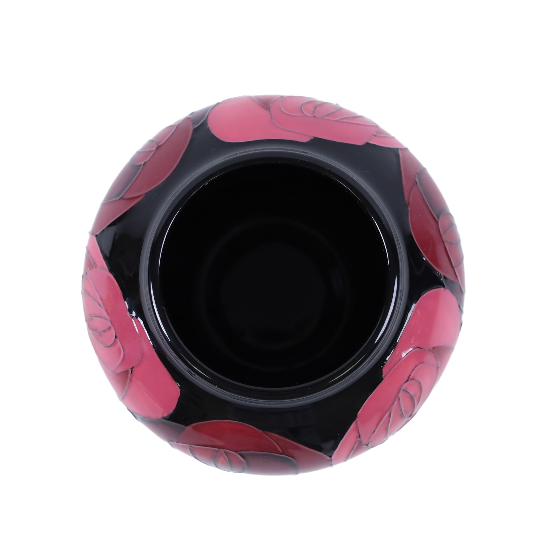 Moorcroft Tribute To Charles Rennie Mackintosh vase, designed by Rachel Bishop dated 2014, H12cm