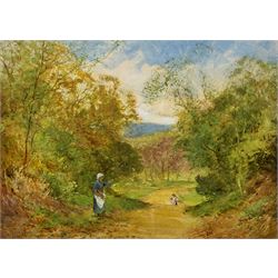 Henry John Sylvester Stannard (British 1870-1951): 'Gathering Firewood', watercolour signed 26cm x 36cm
Provennace: with J Collins & Son Fine Art, Bideford