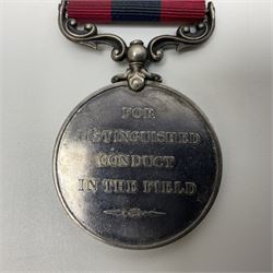 George V WW1 Distinguished Conduct Medal re-named to 1336 Sjt. D.R. Baxter R.F.C. with ribbon