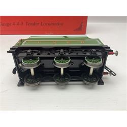 Ace Trains '0' gauge - E3 '2006 Celebration Class' 4-4-0 tender locomotive No.2006 in LNER green; boxed with original packaging and instructions.