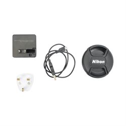 Nikon Coolpix P1000 digital camera serial no. 6R201093, with a Nikkor 125X wide optical zoom ED VR 4.3-539mm 1:2.8-8 lens, boxed with tulip hood, travel charger, battery and HDMI cable