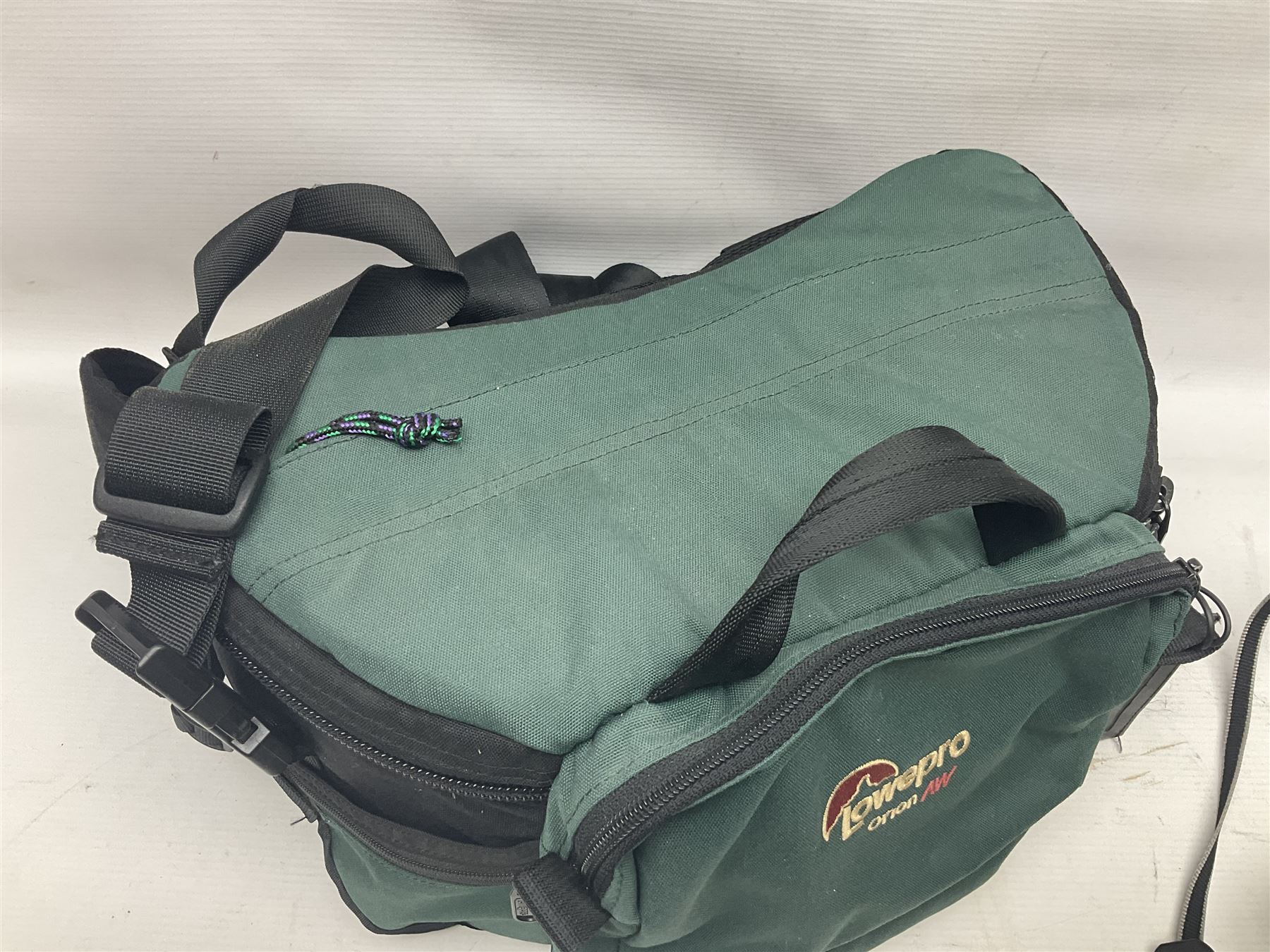 Canon EOS 5D camera body, with 'Tamron SP 70-300mm F/4-5.6 lens, and accessories, together with soft case