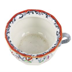 Collection of 19th century Masons ironstone ceramics, comprising cider mug, incense burner, jug and chamber pot  