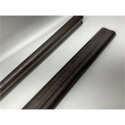 SHOTGUN CERTIFICATE REQUIRED - 19th century John Adams of London 12-bore double barrel side-by-side hammer gun with screw under-lever opening, 76cm (30