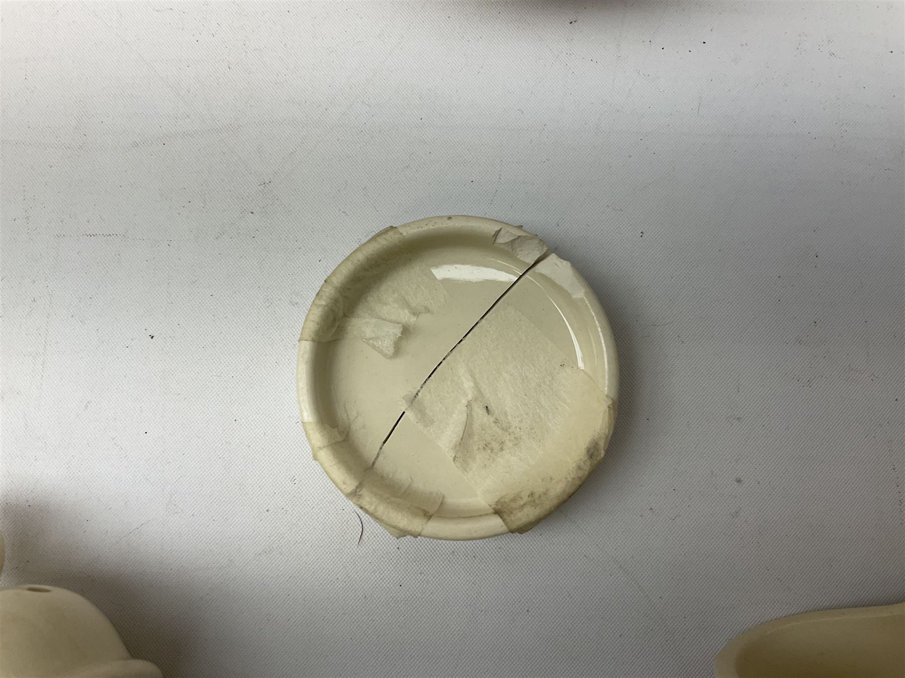 Collection of Emma Bridgewater spongeware ceramics, to include Pink Hearts pattern teapot, milk bottle vase, teacup and saucers, Love & Kisses sugar shaker and large 'I love you more than Marlon Brando' mug, British Birds and Black and White pattern mugs, etc, all with printed marks beneath, tallest H21.5cm