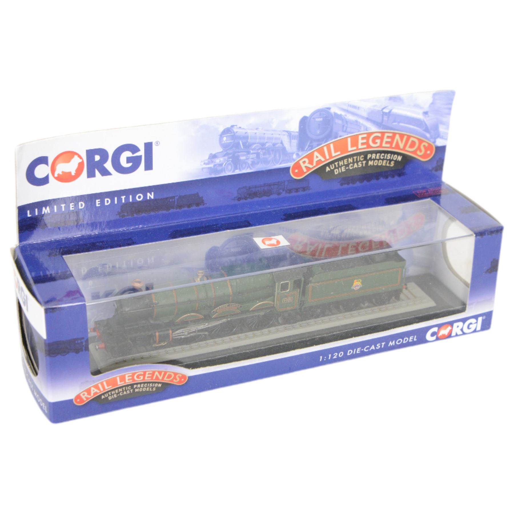 Six Corgi Rail Legends 1:120 scale diecast locomotives, including a limited edition Flying Scotsman example, all boxed 