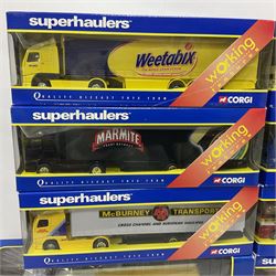 Corgi - fourteen 1:64 scale Superhaulers vehicles comprising TY86710, TY86711, two TY86712, TY86714, TY86716, TY86717, TY86718, two TY86804, TY86806, TY86902, TY87008 and TY87009 (14)