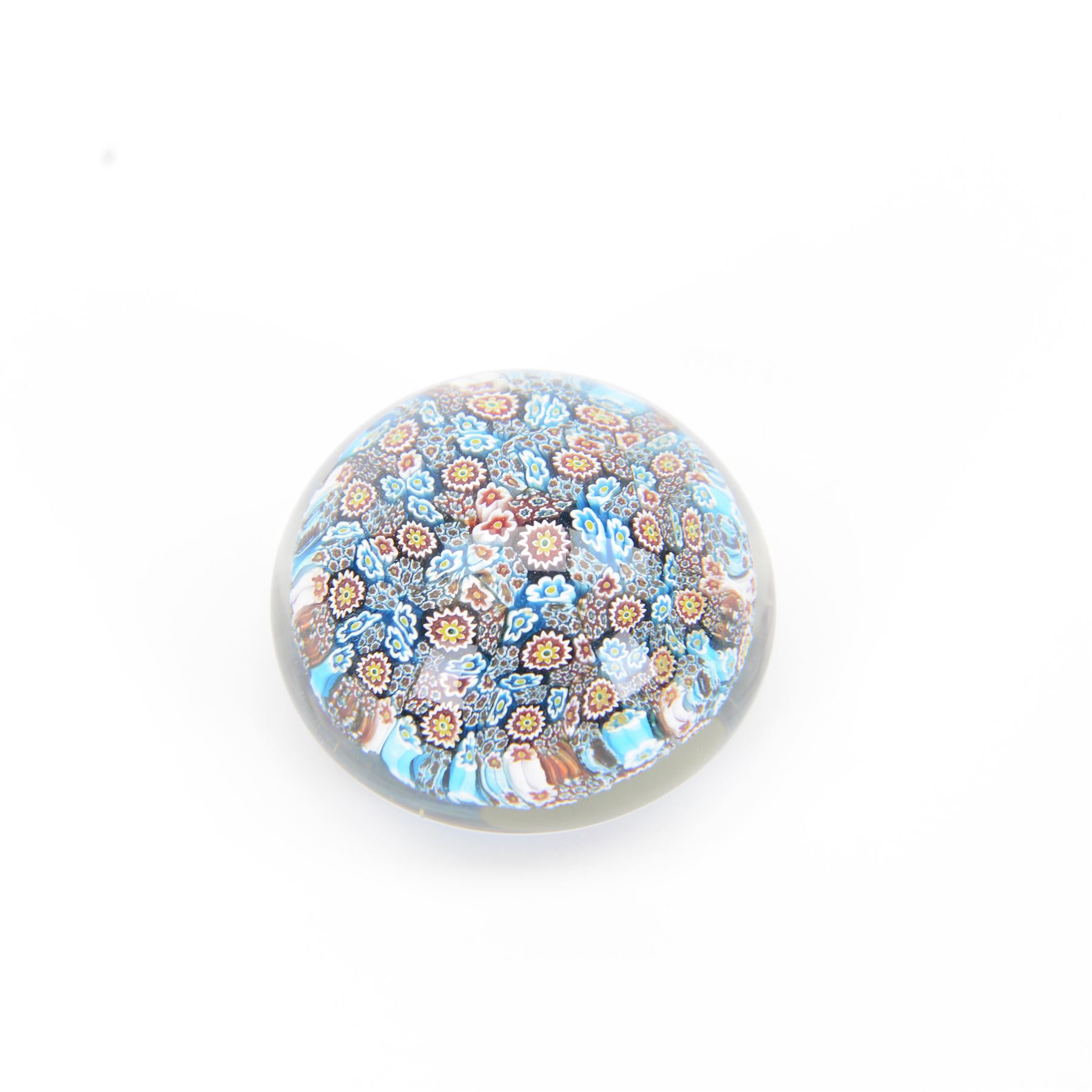 Five millefiori paperweights of domed form including a Strathearn example